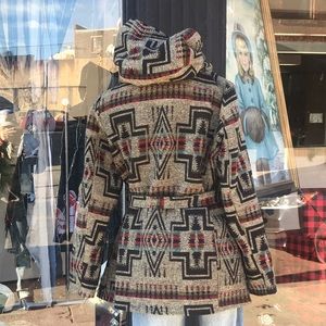 Aztec print jacket